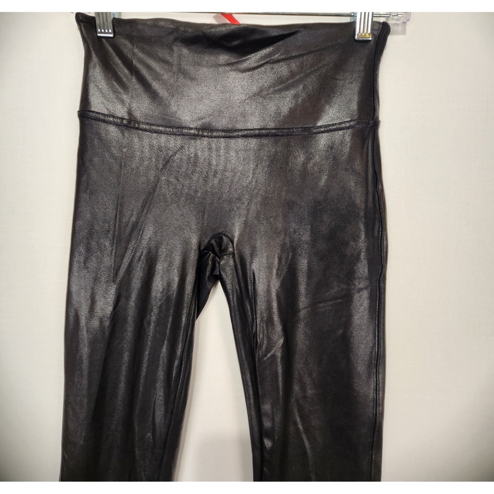 Spanx Women's Sporty Workout Black Leggins Size M - Picture 3 of 8